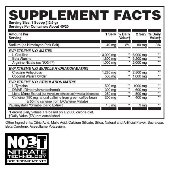 EVOGEN EVP XTREME NO 40sv NHÃN MỚI 2023 - Pre Workout Cao Cấp Nhất Của EVOGEN Hàng Chính Hãng BBT