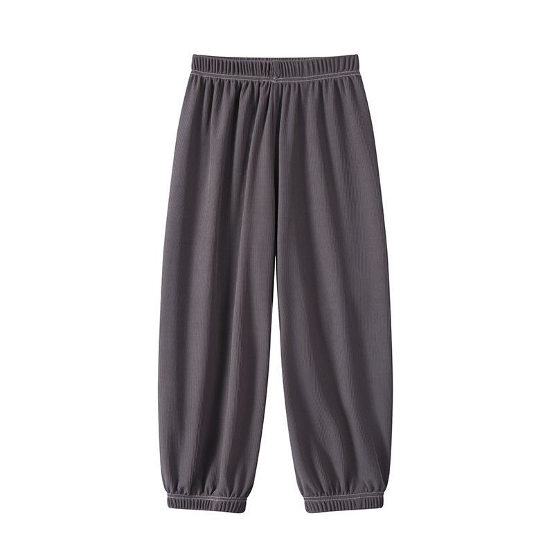 Quần dài YAOEENH màu trơn đơn giản thời trang dành cho mẹ/ bé