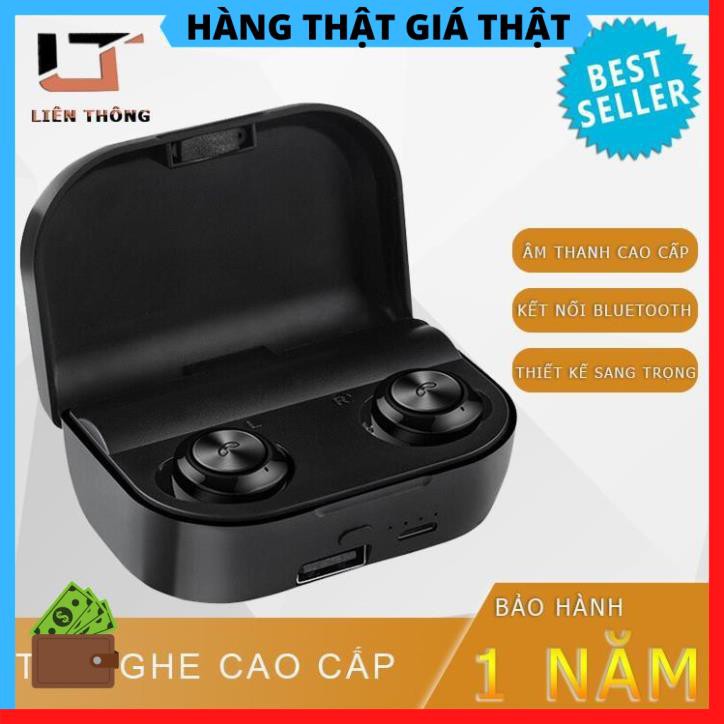 Tai Nghe Bluetooth Không Dây Kiêm Sạc Dự Phòng - Siêu Bass Wireless A6 Plus - Chống Nước Pin Khủng  [HÀNG XỊN]