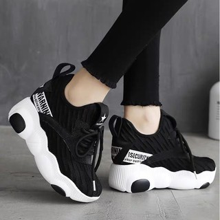 Giày nữ độn đế 9cm 💋 freeship 💋 giày thể thao nữ đế độn siêu nhẹ tôn dáng bh32