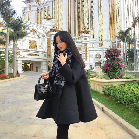 Quần Áo Nữ S-3xl Plus Size💖💖Đồ Dùng Xuân Thu Đông💜Áo Khoác Len Dáng Chữ A Phong Cách Hàn Quốc Dành Cho Nữ | BigBuy360 - bigbuy360.vn