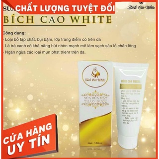 sữa rửa mặt_thảo dược_trà xanh_BÍCH CAO WHITE