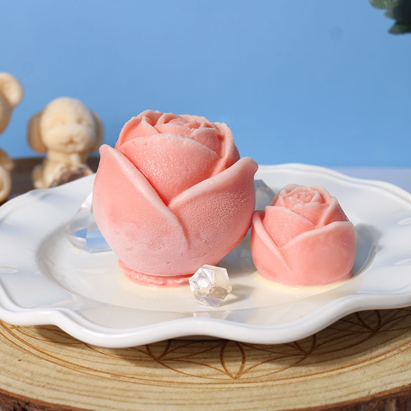 Khuôn Silicone Làm Đá Hình Gấu 3D