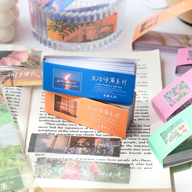 Set 50 Tấm Sticker Nhiều Kiểu Dáng Trang Trí Sổ Tay