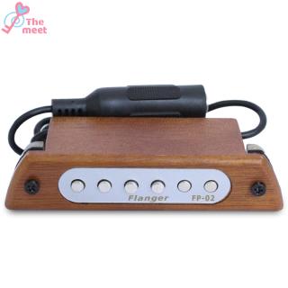 Flanger Wood Acoustic Guitar Sound Hole Pickup Magnetic Pickup for 39″/40″/41″/42″ Acoustic Guitar