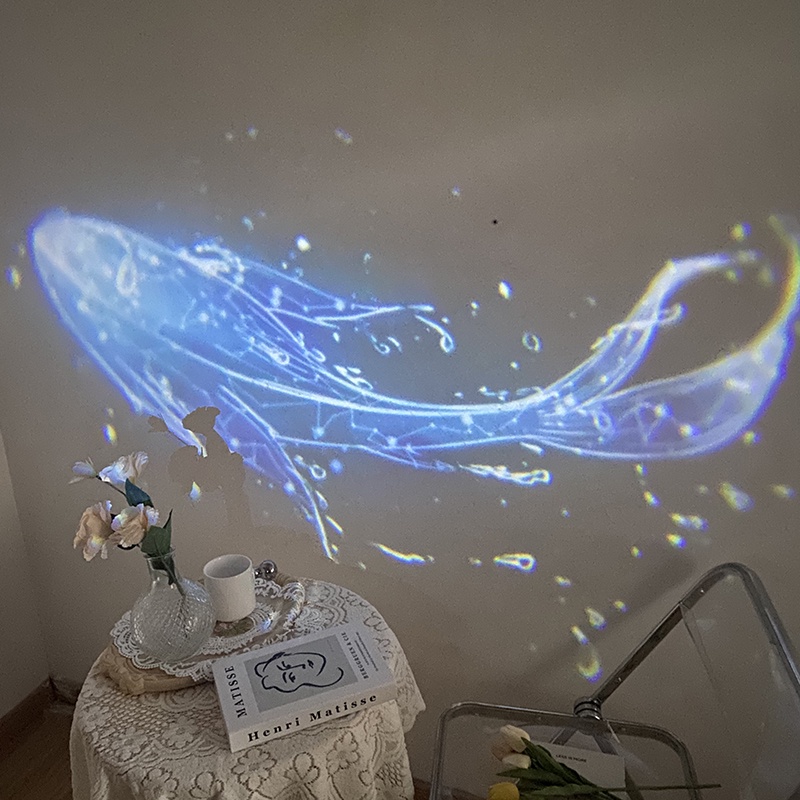 Galaxy Đèn Chiếu Sáng Tạo Phông Nền Chụp Ảnh Sáng Tạo