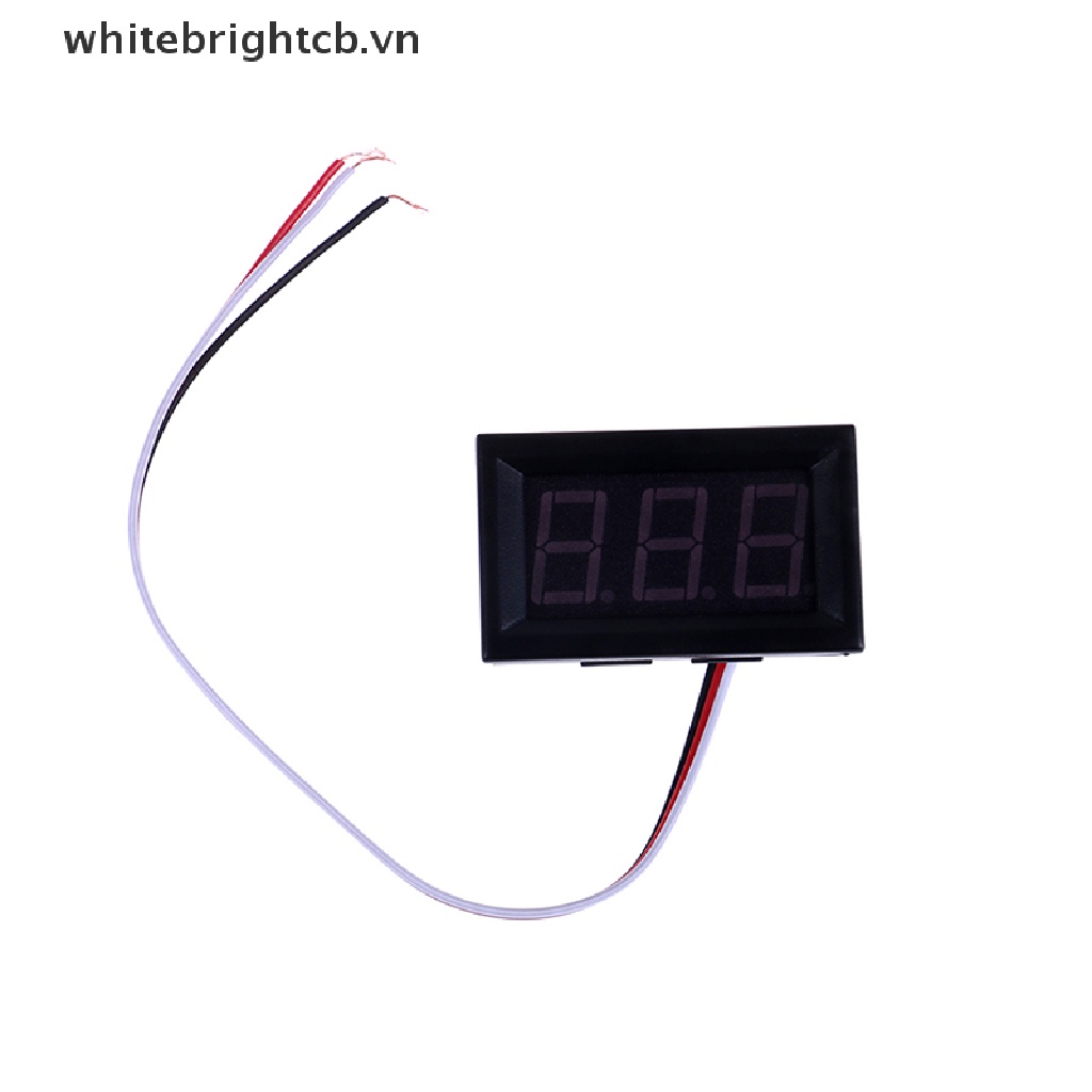 Vôn Kế Kỹ Thuật Số 3 Dây 0-30V Có Màn Hình LED Hiển Thị Dành Cho Ô Tô / Mô Tô
