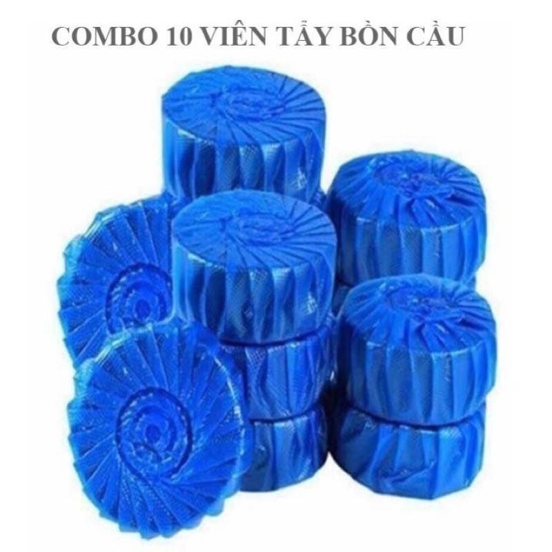 Combo 10 Viên Tẩy Bồn Cầu Diệt Khuẩn