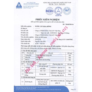 Nước cất hoa hồng karose