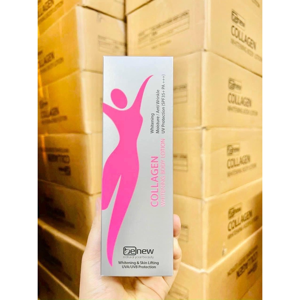 Dưỡng Thể Trắng Da Nâng Tone Tức Thì Benew Collagen Whitening Body Lotion 200ml ( Chính hãng)
