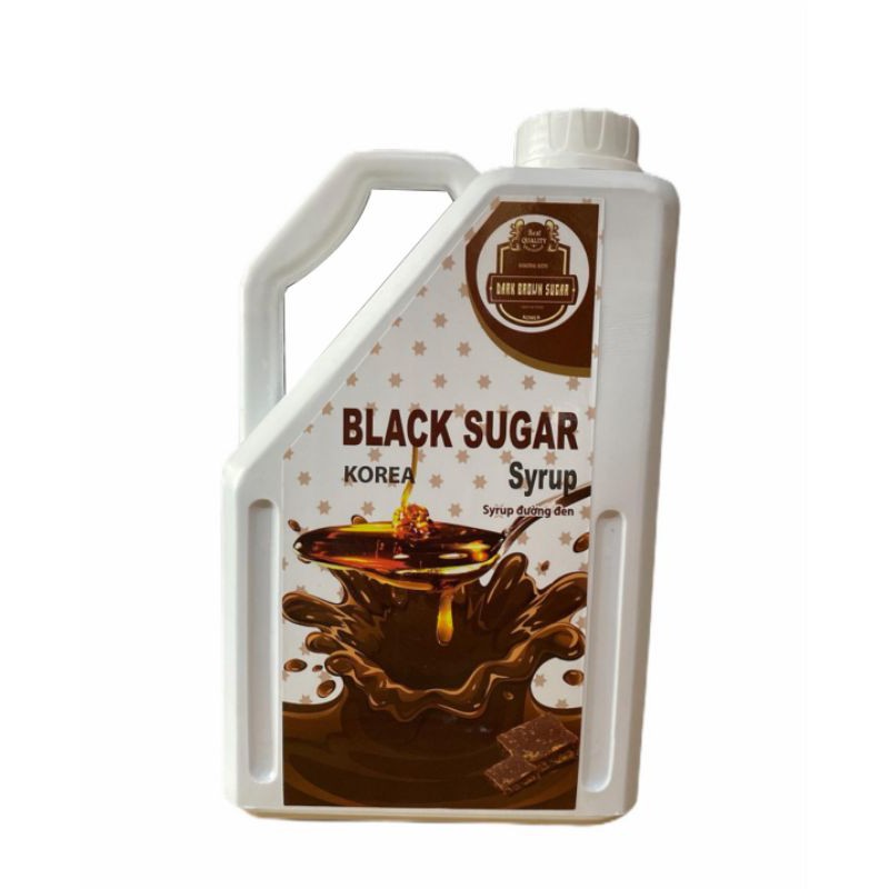 Siro đường đen Hàn Quốc can 2.5kg