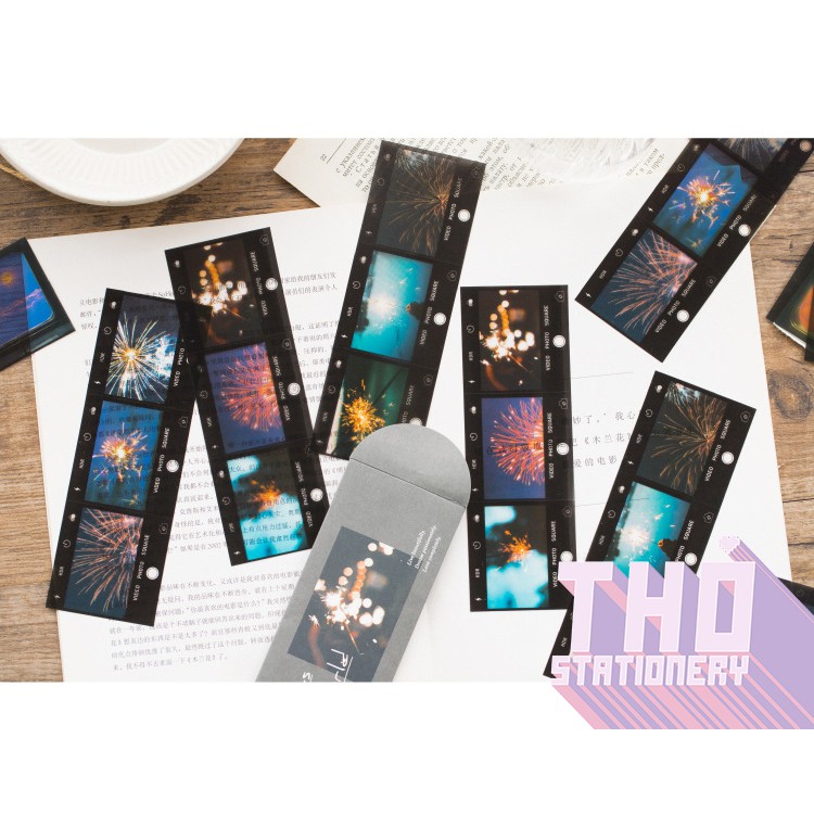 Sticker vintage ảnh phong cảnh retro aesthetic hình dán decor trang trí sổ planner bullet journal dụng cụ dán Wind Stop