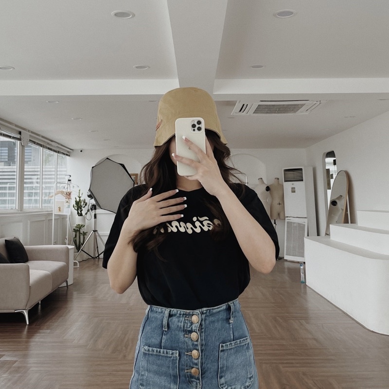 LAROSABYH Mũ bucket phong cách Hàn Quốc