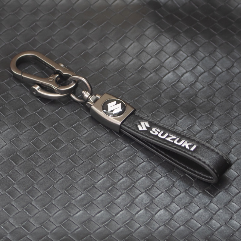 Móc Chìa Khóa Xe Hơi Suzuki Grand Vitara Suzuki Sx4 Swift Alto Bằng Da PU Phối Kim Loại Sáng Tạo