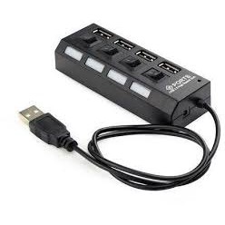 Bộ chia USB 4 cổng có công tắc USB 2.0 4 Port Super Hub