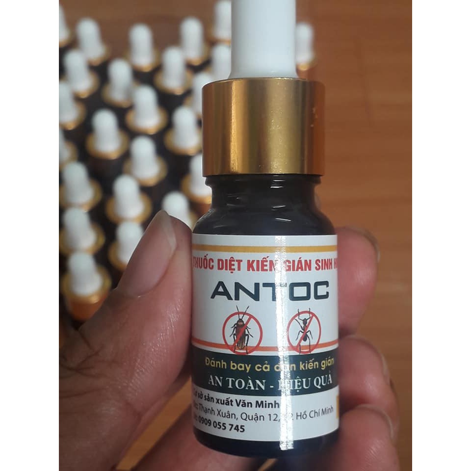 Thuốc diệt Kiến Gián sinh học ANTOC Lọ 10ml