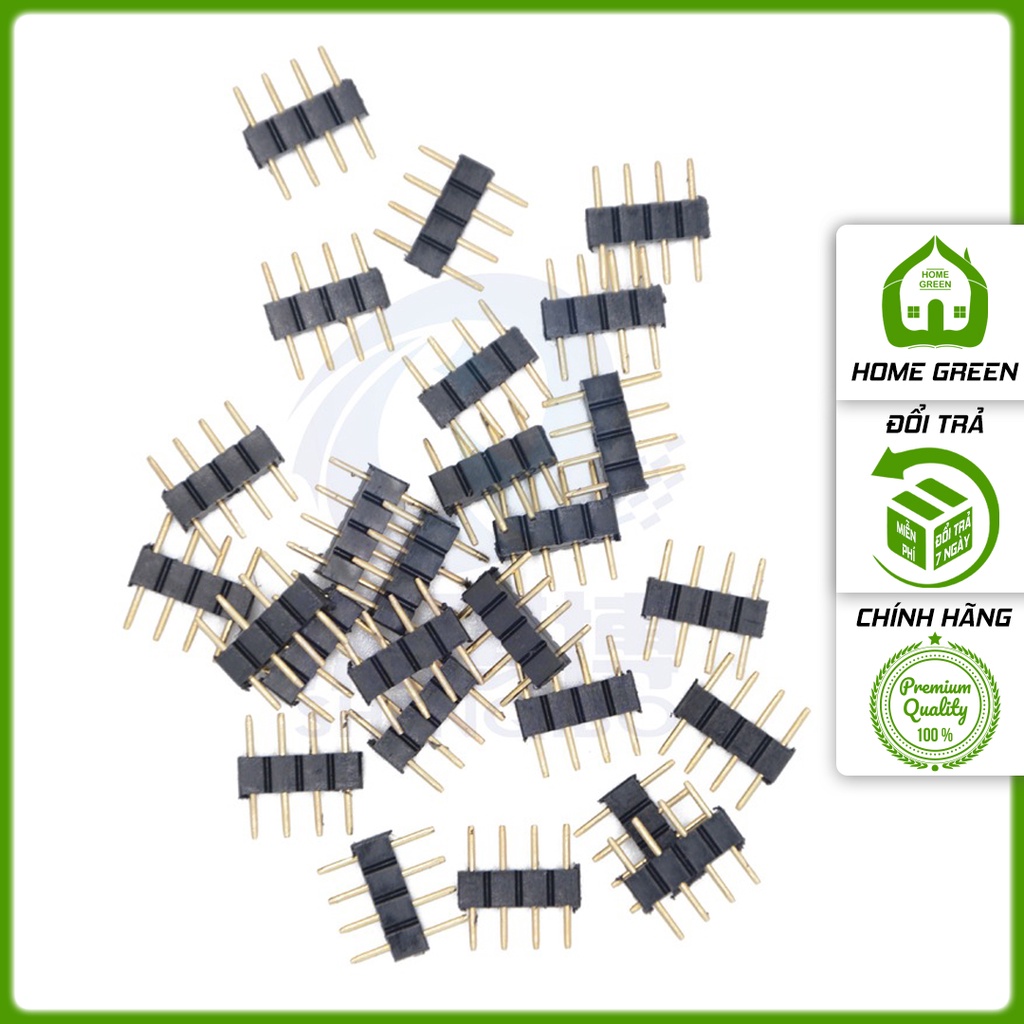 Bộ 10 ghim - Đầu nối dây đèn led RGB 4pin 12v loại tốt