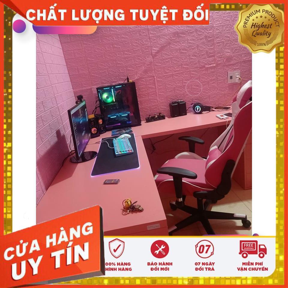 Bàn làm việc chữ L phong cách Ikea hiện đại