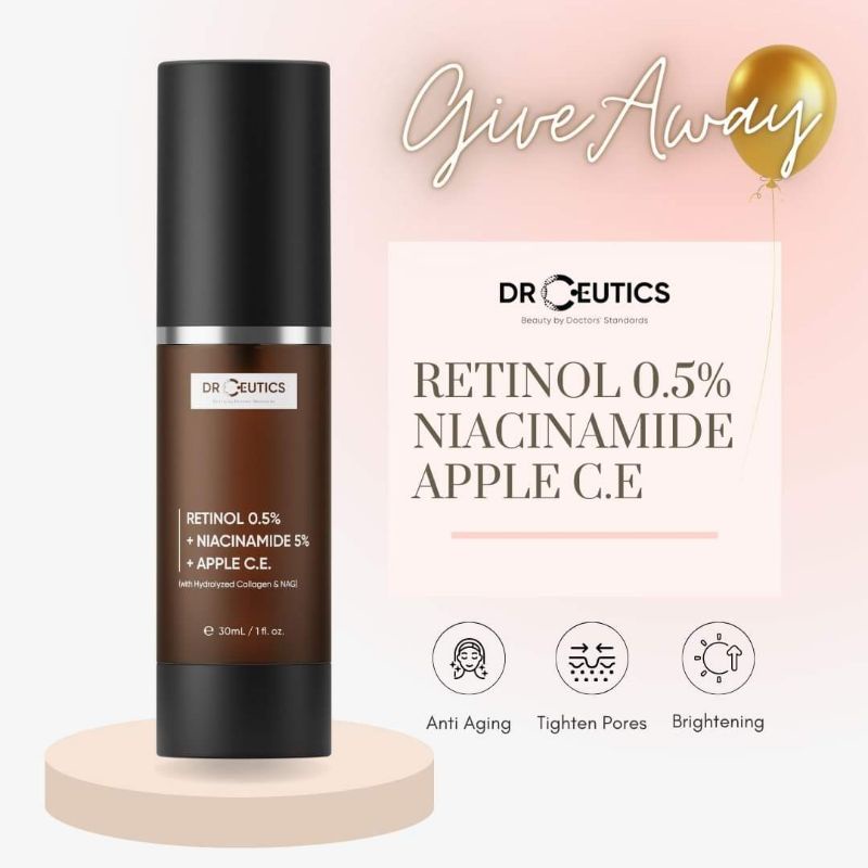 Giảm 30% Retinol DrCeutics - Date mới nhất