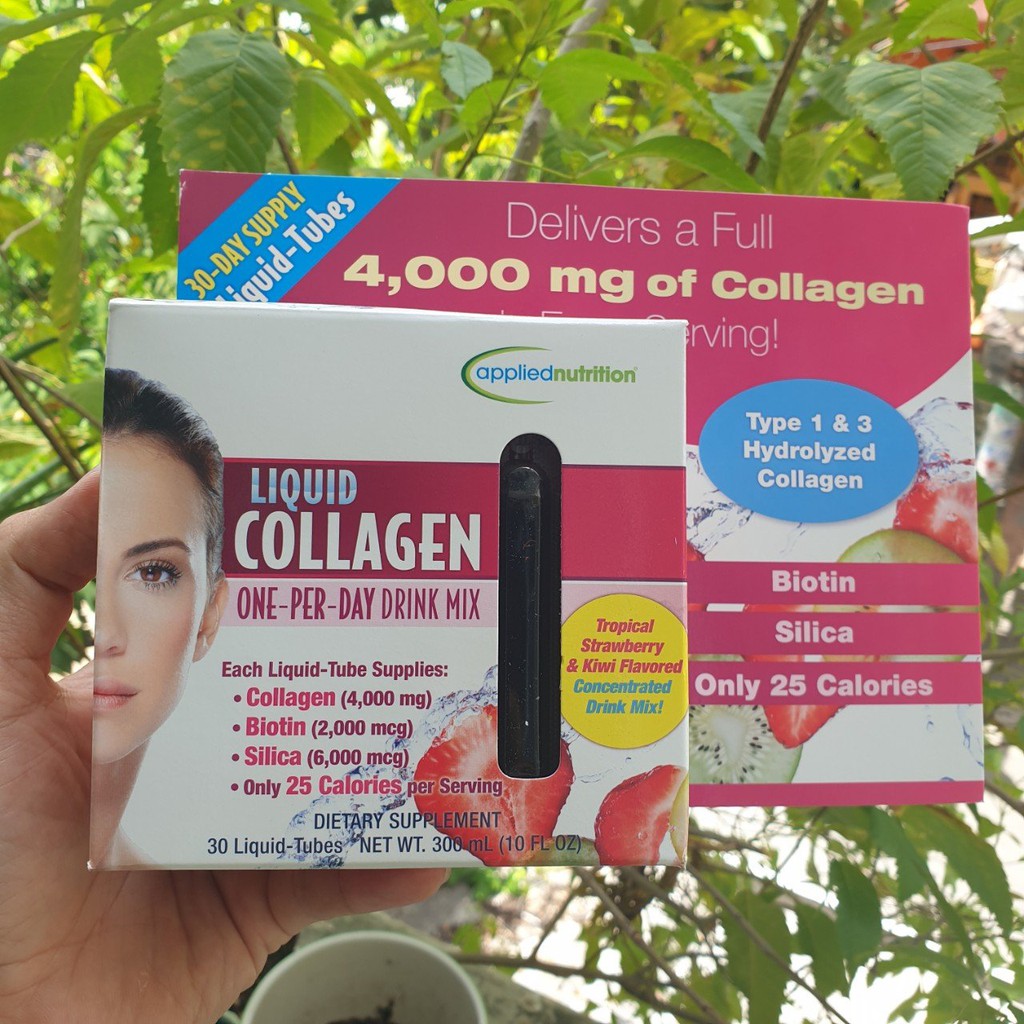 Nước Uống Đẹp Da LIQUID COLLAGEN - 30 Ống (Hàng Mỹ)