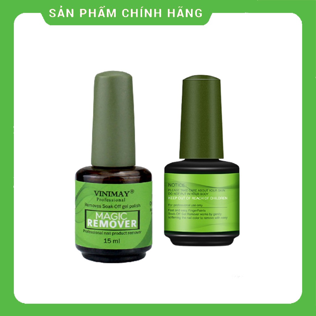 Nước phá gel móng, phá gel vinimay