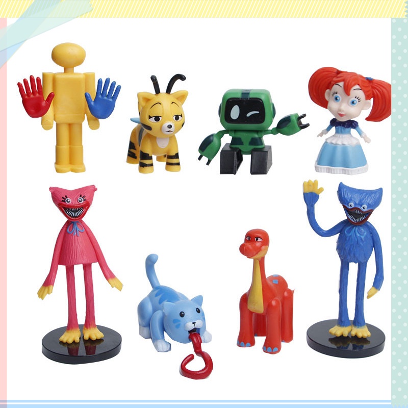 Set 8 Mô Hình Nhân Vật Phim Hoạt Hình Poppy Playtime Dễ Thương