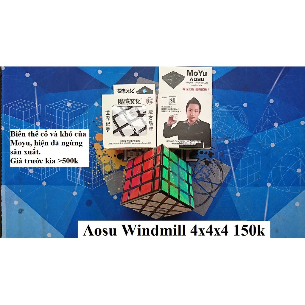 Biến thể FlagShip siêu giảm giá. Moyu Aosu Windmill 4x4x4
