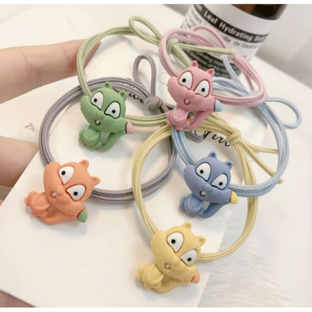 Chun Buộc Tóc Hình Chú Sóc Nhỏ lớp