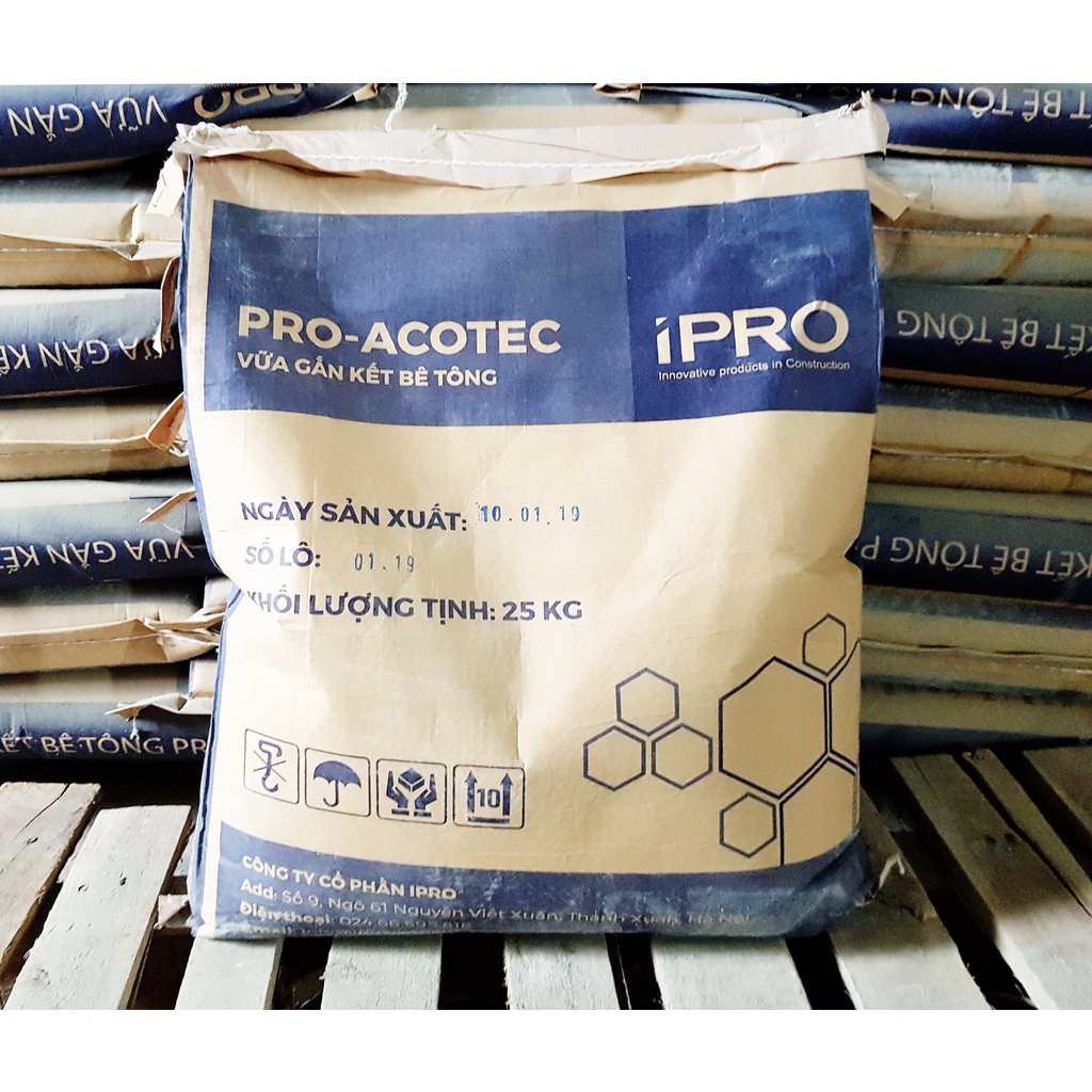 PRO-ACOTEC , Keo  liên kết tấm tường ACOTEC, tấm tường ALC, liên kết phào bê tông GRC, vữa xây gạch nhẹ
