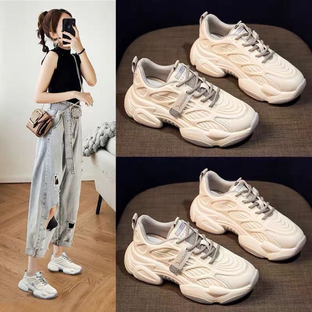 [Mã FAGREEN245 giảm 10% tối đa 30K đơn 99K] FREE SHIP Giày thể thao nữ đế sóng độn đế hàng hot 2020 | BigBuy360 - bigbuy360.vn