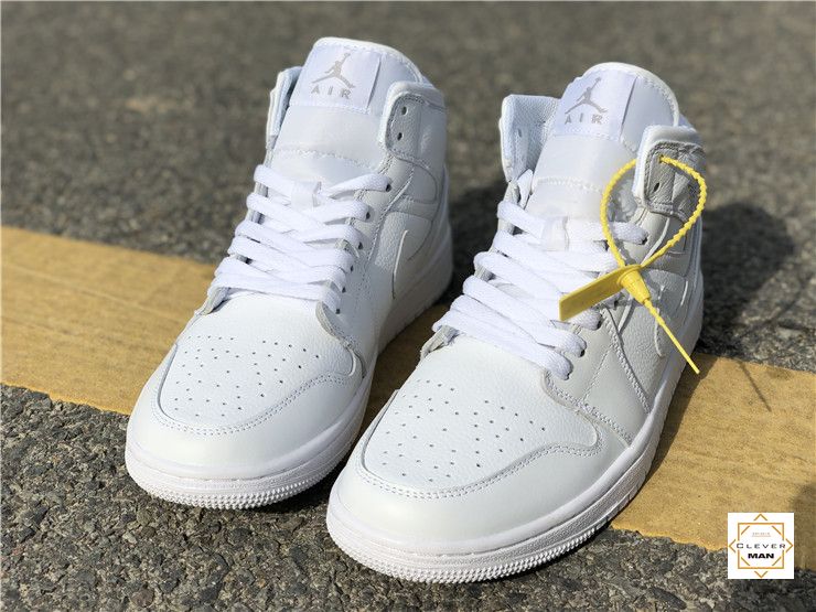 (FREESHIP+HỘP) Giày thể thao AIR JORDAN 1 Retro High Full white full trắng cao cổ | BigBuy360 - bigbuy360.vn