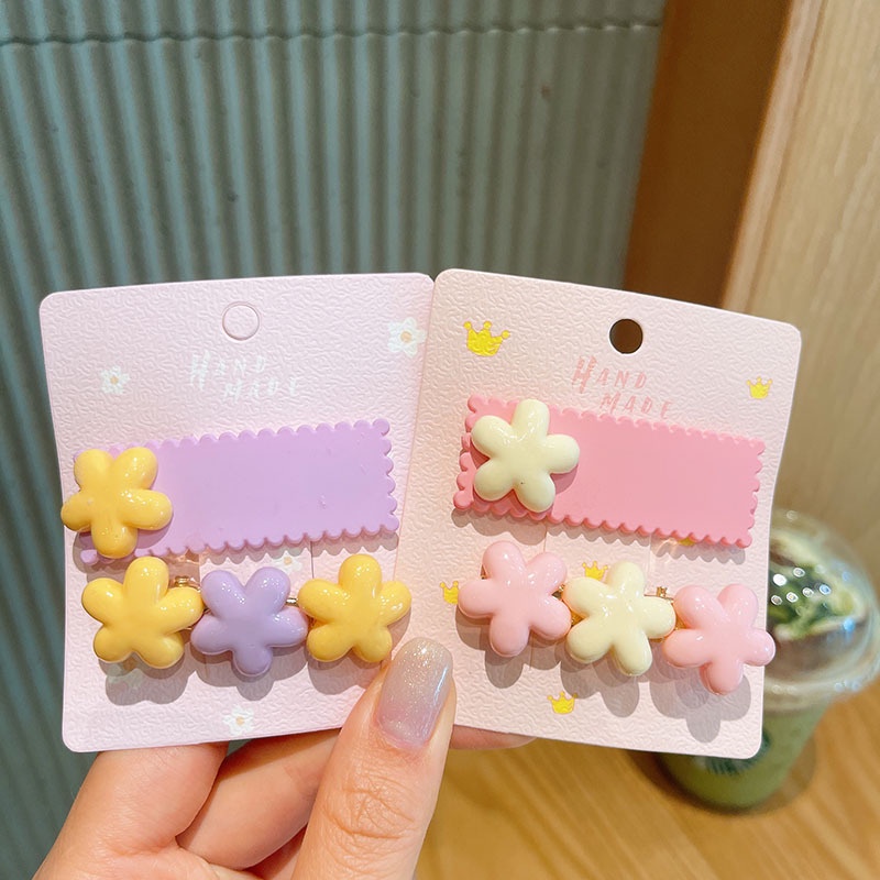 Kẹp tóc đôi dễ thương kiểu Hàn Quốc dành cho bé gái