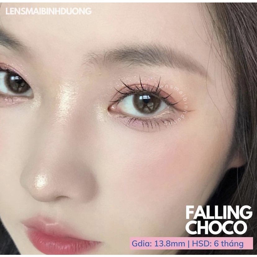 Kính áp tròng nâu siêu tự nhiên FALLING CHOCO LENSMBD