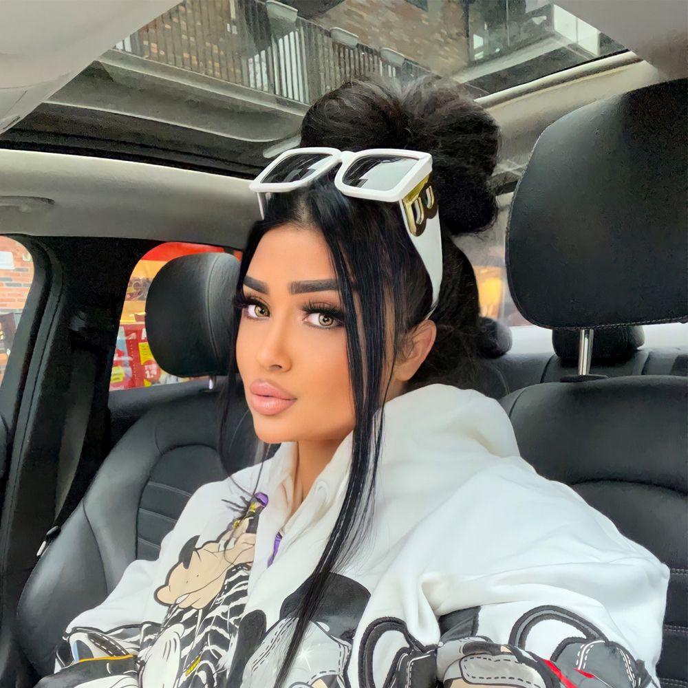 Kính Mát Gọng Chữ Nhật Họa Tiết Da Báo Phong Cách Vintage Oversize Dành Cho Nam