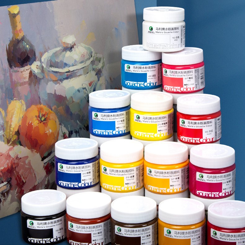 Màu gouache Marie's hũ 100ml THEARTSHOP