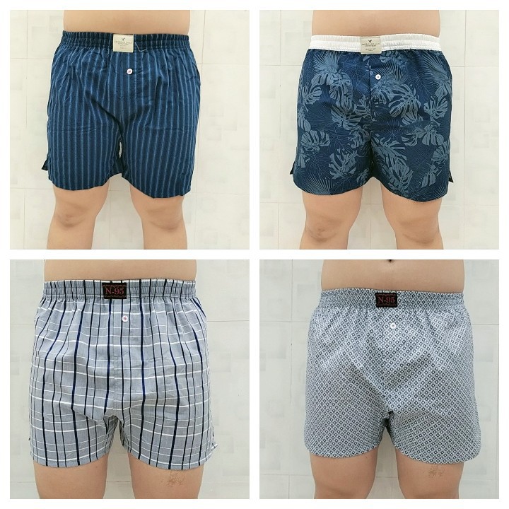 Quần đùi nam [FREESHIP] chất kate mềm, mặc ngủ, mặc nhà, mặc lót