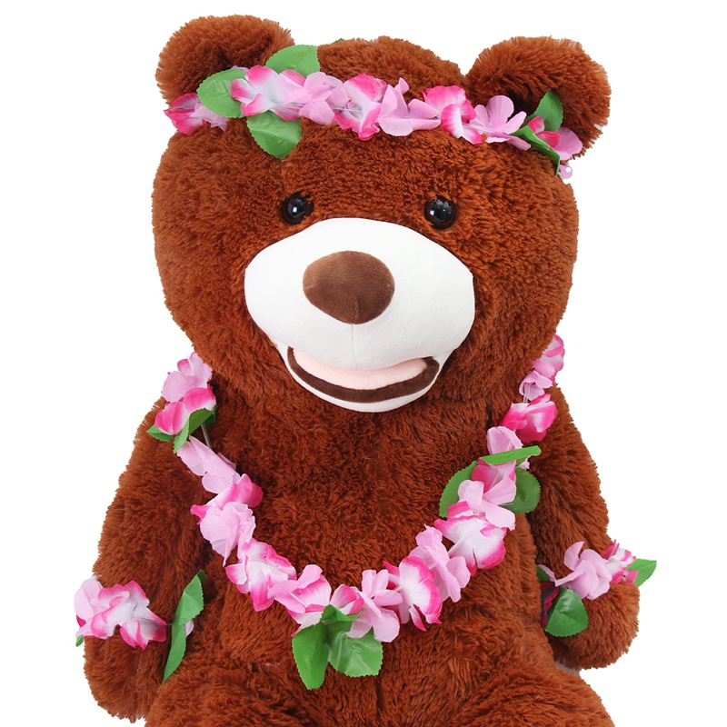 Bộ 4 Vòng Hoa Phong Cách Hawaii Thời Trang Cho Nữ