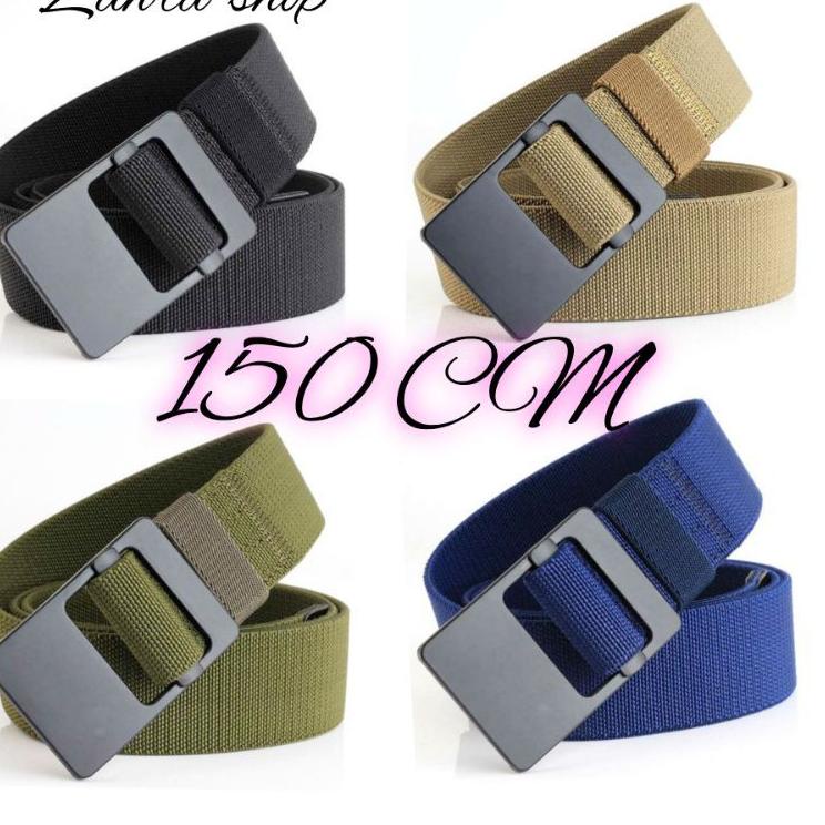 Thắt Lưng Vải Canvas 020 Dài 150CM Màu Trơn Cá Tính Cho Nam Và Nữ