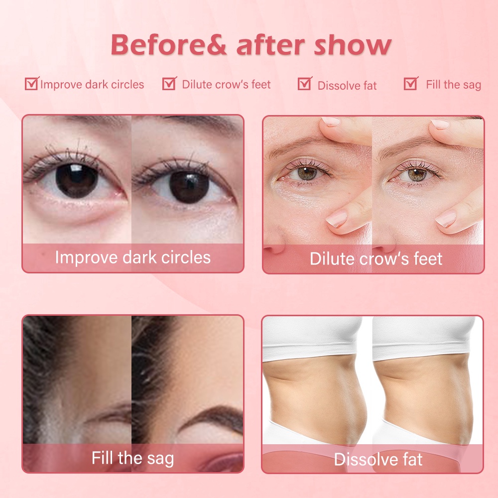 2 trong 1 bút hyaluron hyaluronic acid súng phun áp lực cao để chống nhăn môi nâng cơ với đầu ampoule tatoo
