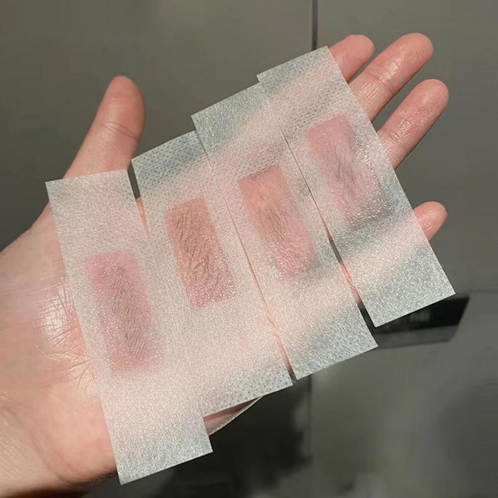 Set 10 Tờ Giấy Sáp Tẩy Lông Không Đau Hai Mặt Nhiều Màu Sắc