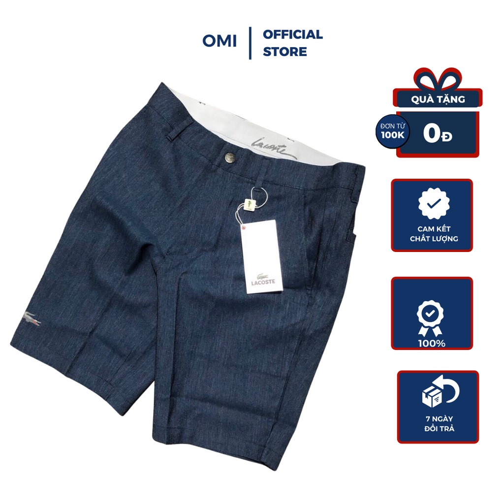 Quần short nam cá sâu xuất Nhật khóa cúc