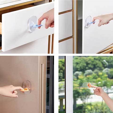 Tay cầm mở nắp bồn cầu kiểu mới