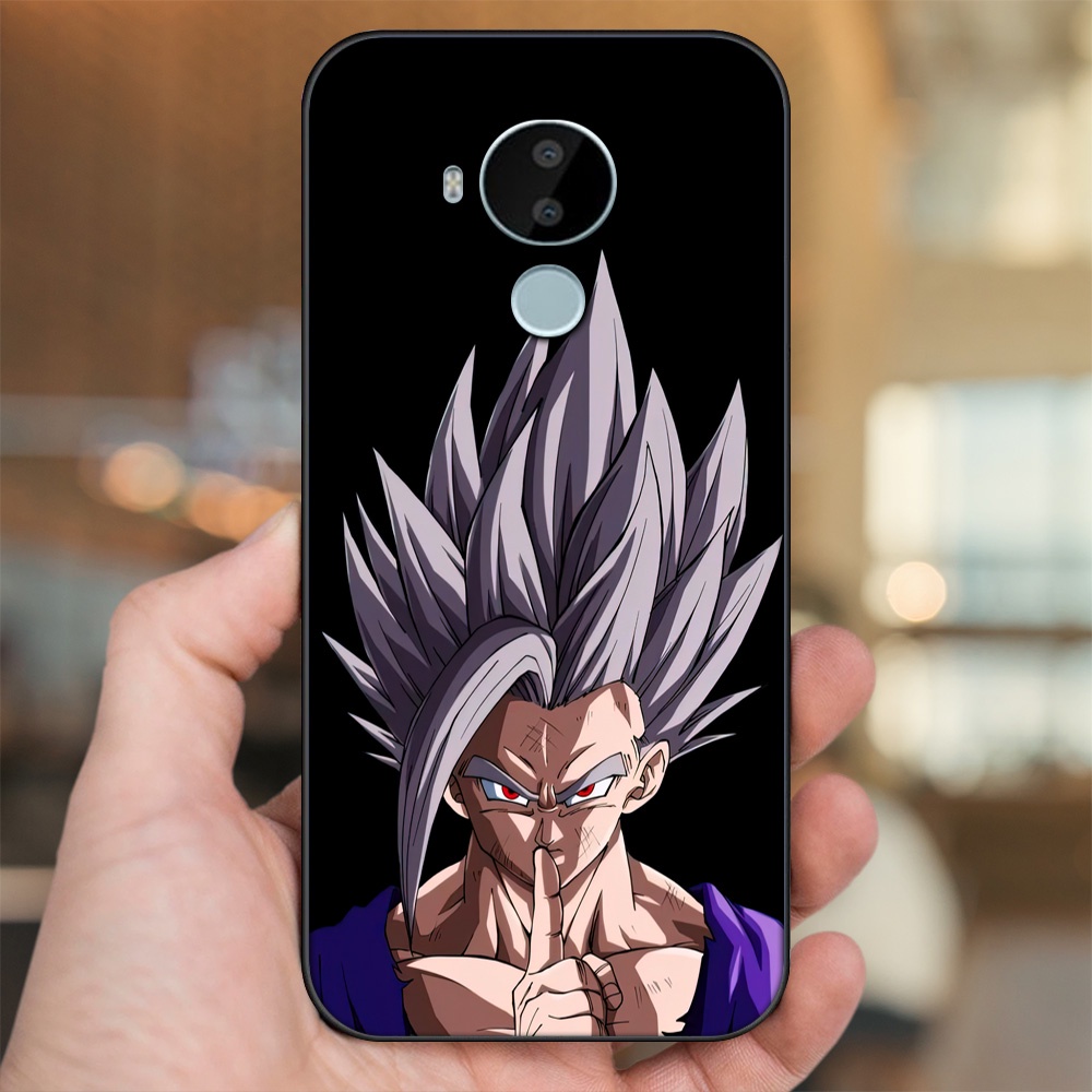 Ốp lưng Nokia C30 viền đen in hình Gohan Dragon Ball