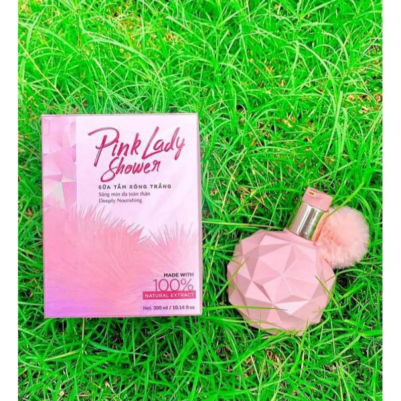 Sữa Tắm Xông Trắng Pink Lady Shower Siêu Trắng Mịn