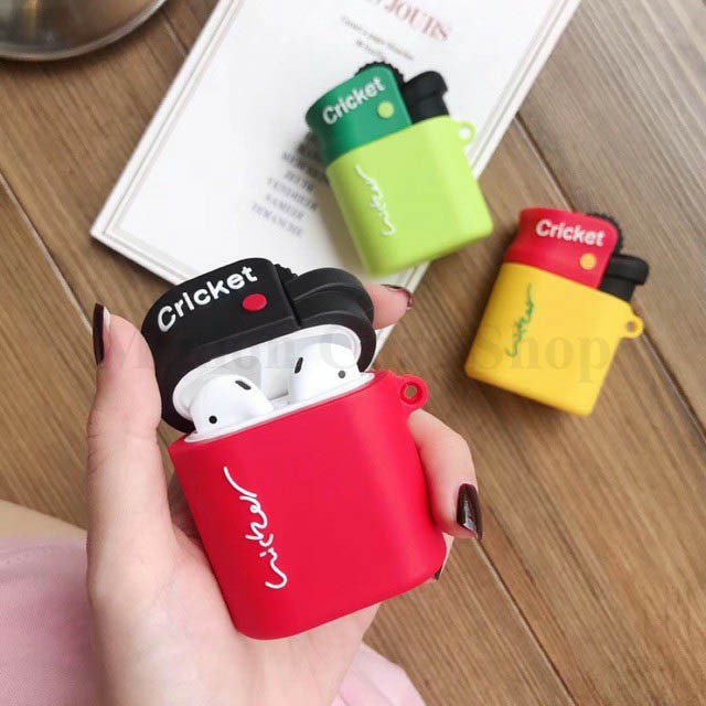 [HÀNG LOẠI 1] Vỏ bao Case airpod 1 và 2, i11,i12, i99, i100....hộp quẹt Cricket silicon dẻo cao cấp