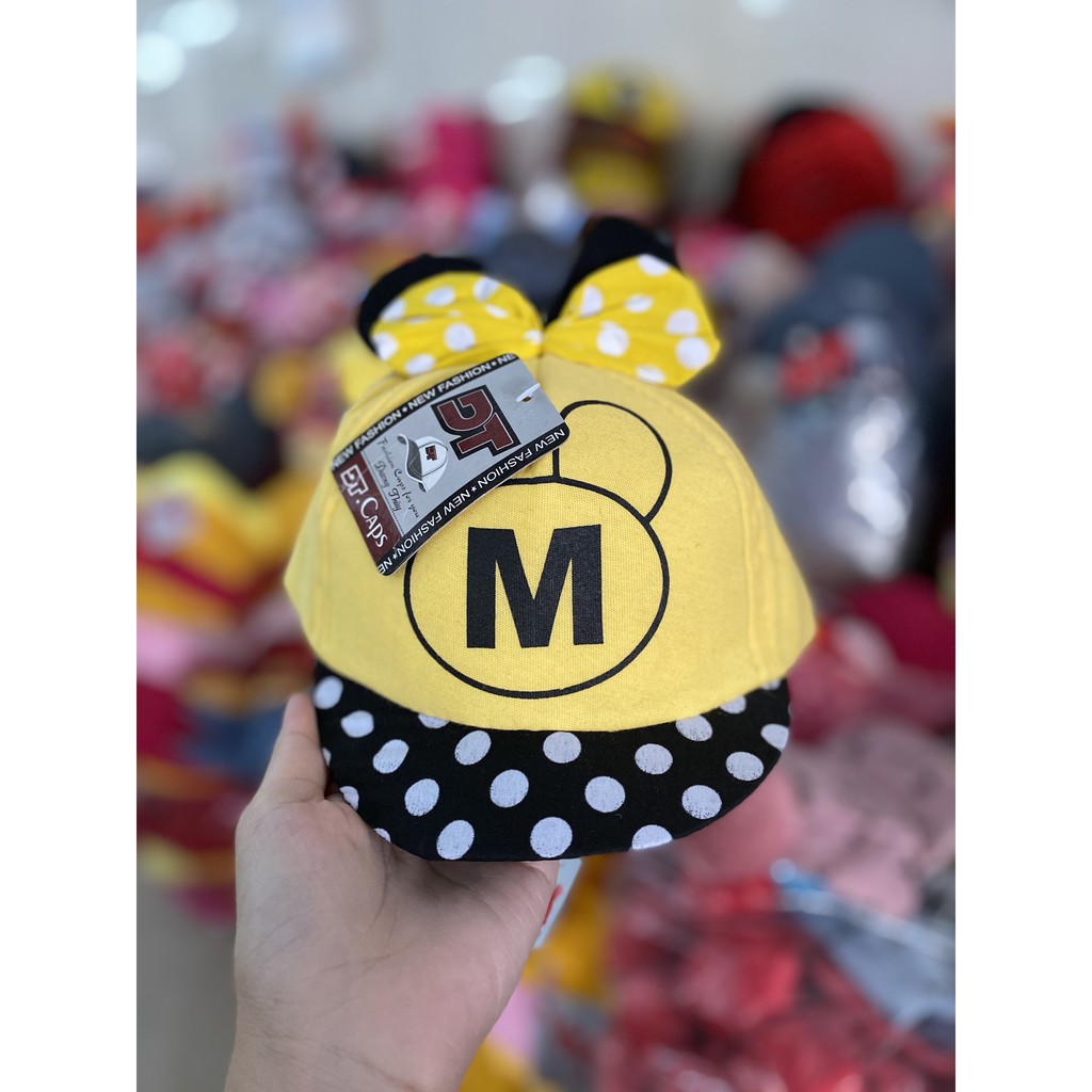 Mũ MICKEY tai cho trẻ sơ sinh đến 2 tuổi