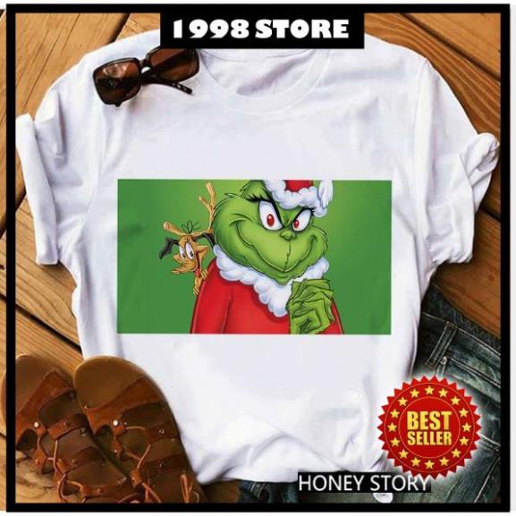 Áo in hình Grinch kẻ cắp đêm giáng sinh, mẫu áo giáng sinh hot nhất hiện nay