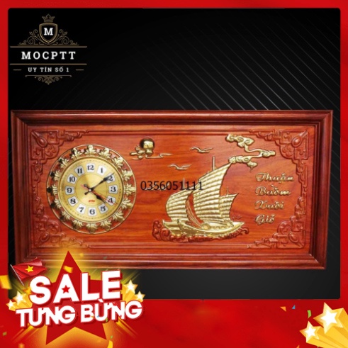 [GIA RE] Tranh Phong Thuỷ gỗ Hương nam phi kích thước 81x41x3cm được dát vàng đài lon cực sang trọng dùng treo trong phò