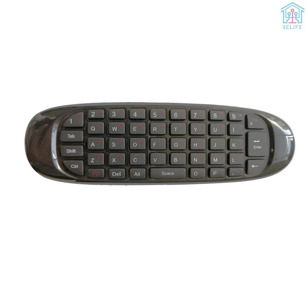 【E&amp;V】Deutsch Version 2.4G Air Mouse Wireless Keyboard Remote Control 6-Axis Motion Sensing for Smart TV Android TV BOX PC