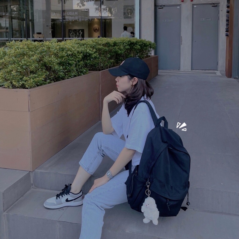 Balo học sinh Basic Sticker bò sữa